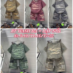 Bộ BT Wash đá in dập nổi siêu đỉnh